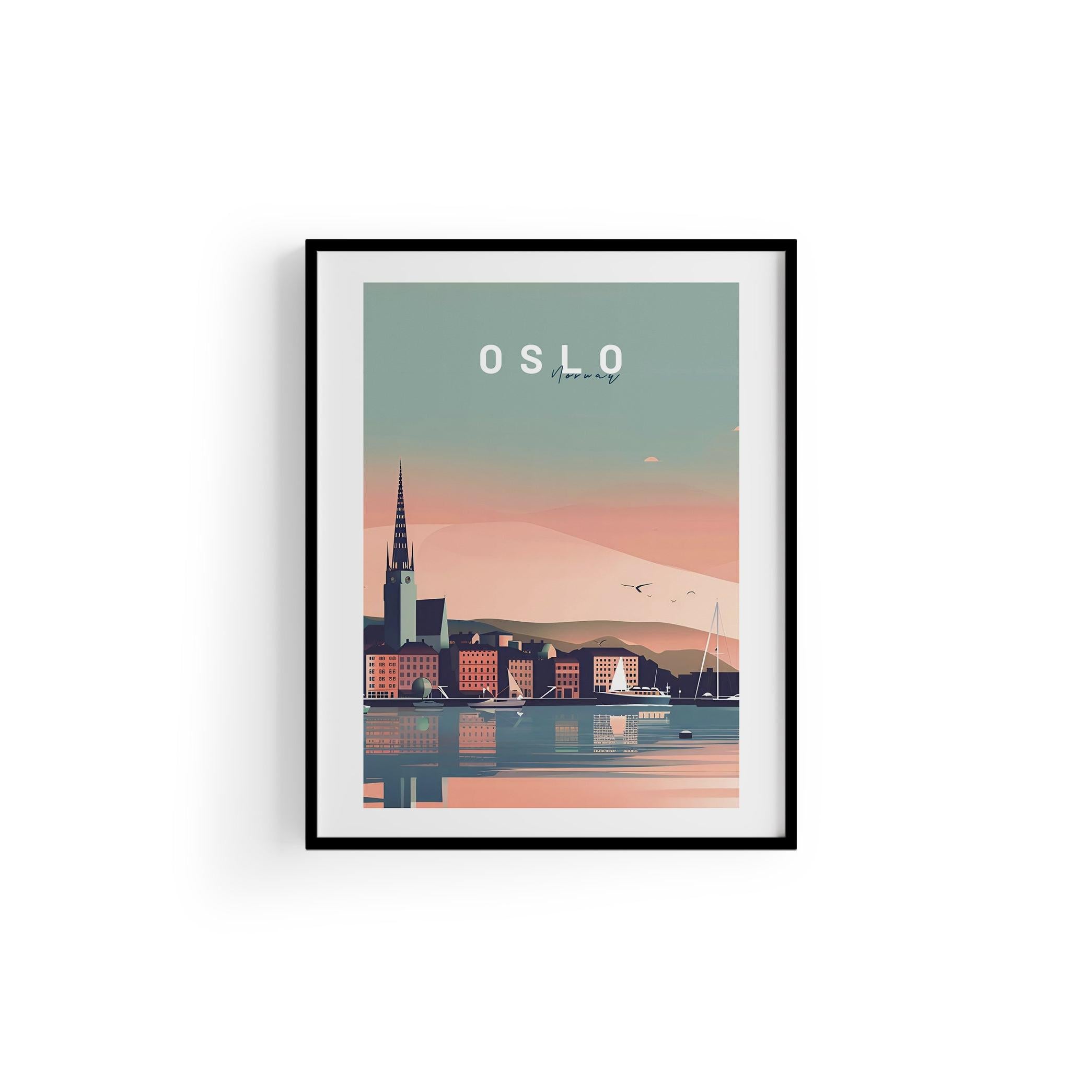 Oslo | Şehir Posteri