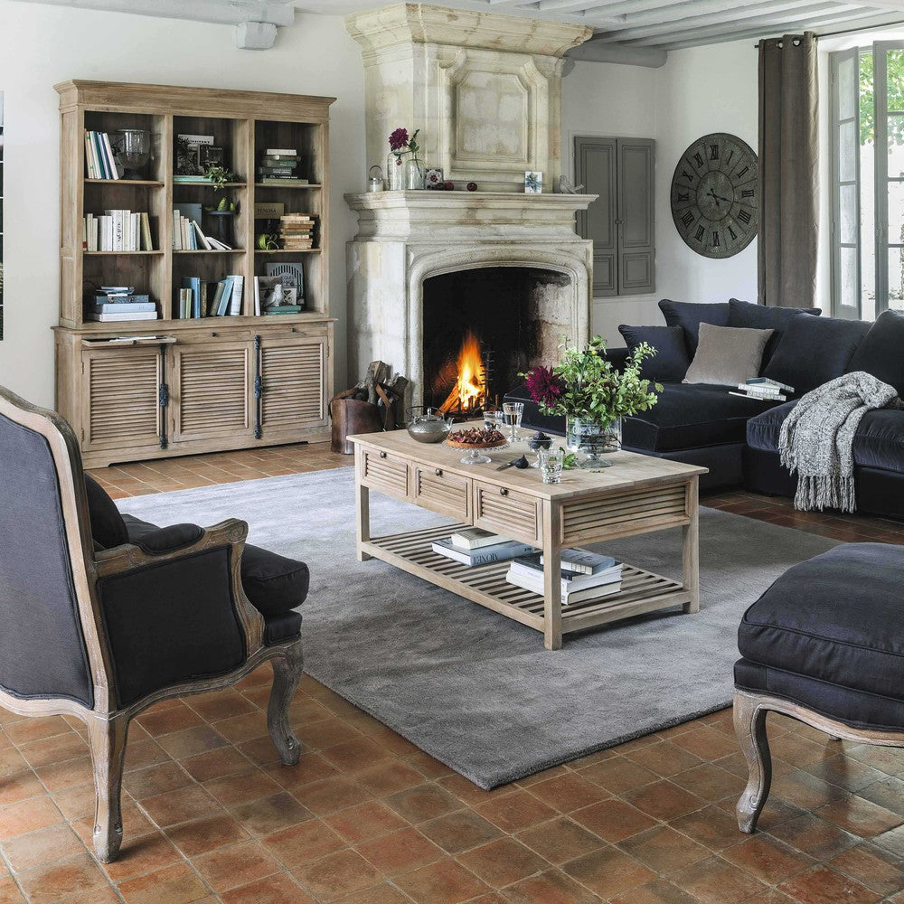 Bodrum Ahşap Dikdörtgen Orta Sehpa