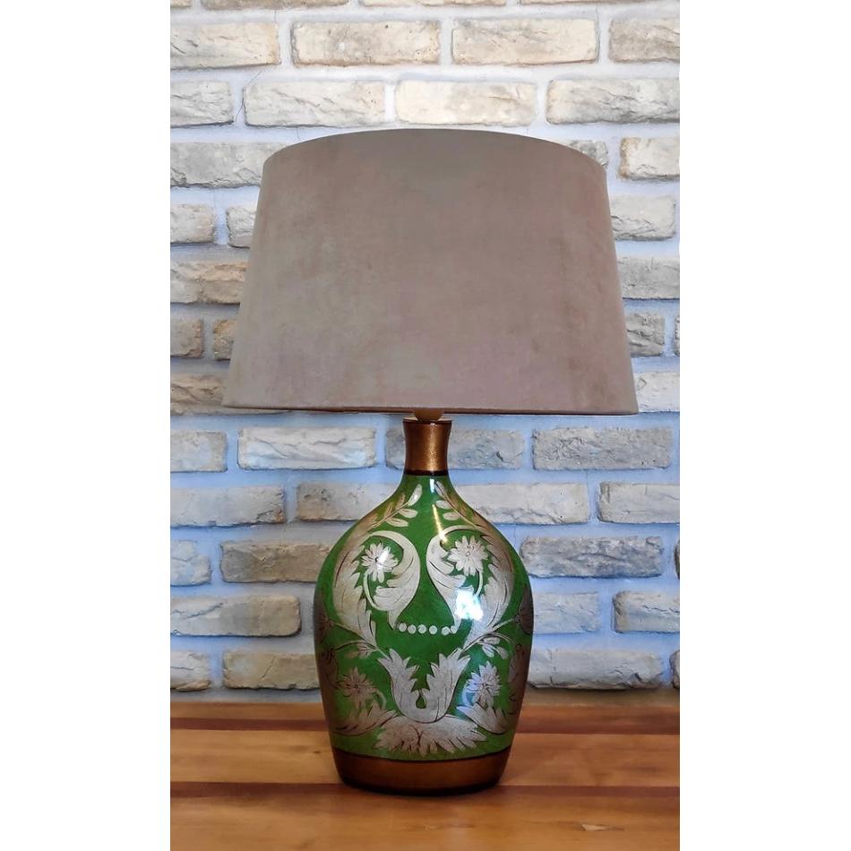 Ottoman İtalyan Kadife Abajur