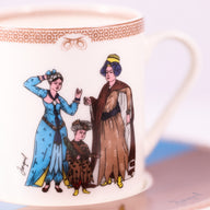 Ottoman Porselen Kahve Fincanı Seti