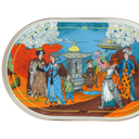 Ottoman Porselen Paylaşım Tabağı — 20x32cm