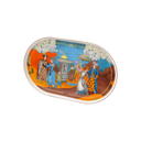 Ottoman Porselen Paylaşım Tabağı — 20x32cm
