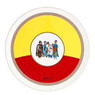 Ottoman Porselen Servis Tabağı — Ø27cm
