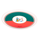 Ottoman Porselen Servis Tabağı — Ø27cm