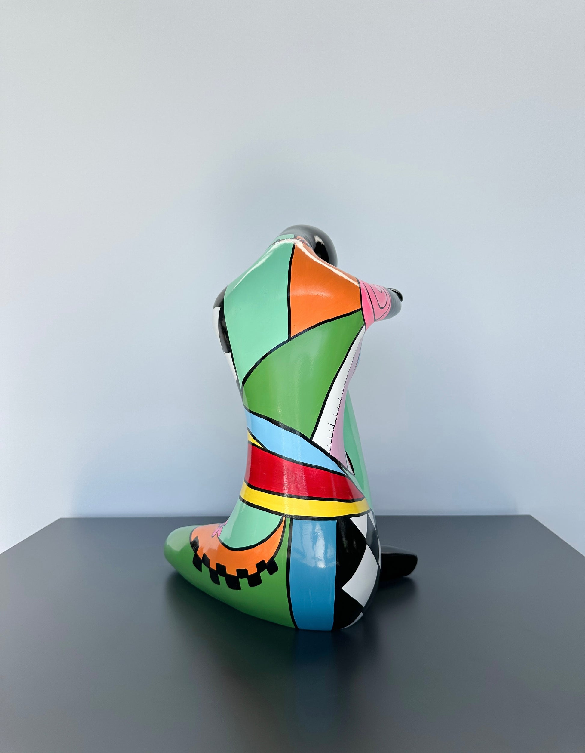 Oturan Kadın Dekoratif Obje