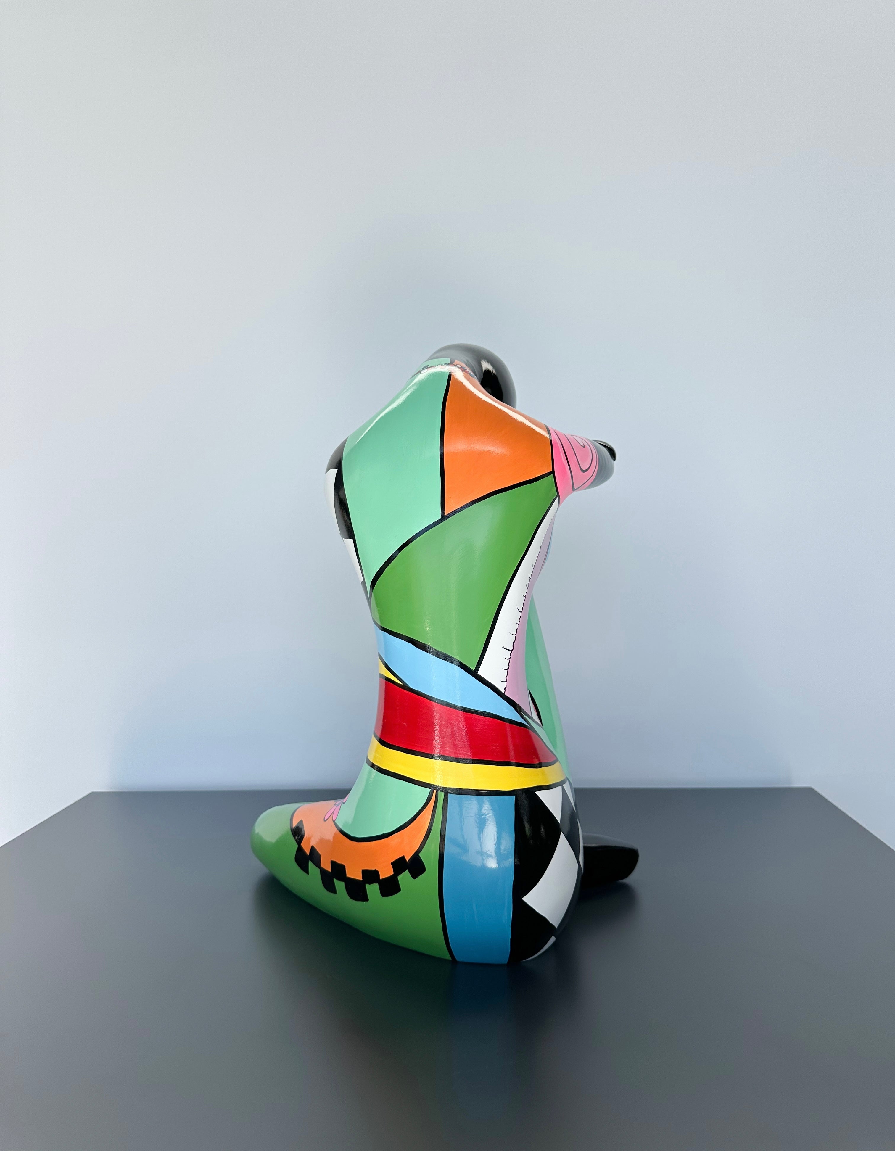 Oturan Kadın Dekoratif Obje