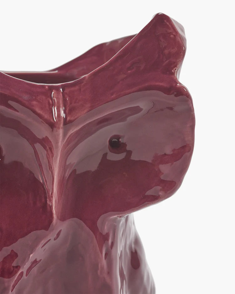 Owl Vase L Aubergine After Midnight By Marni Vazo