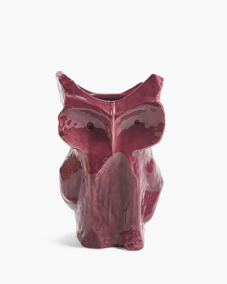 Owl Vase L Aubergine After Midnight By Marni Vazo