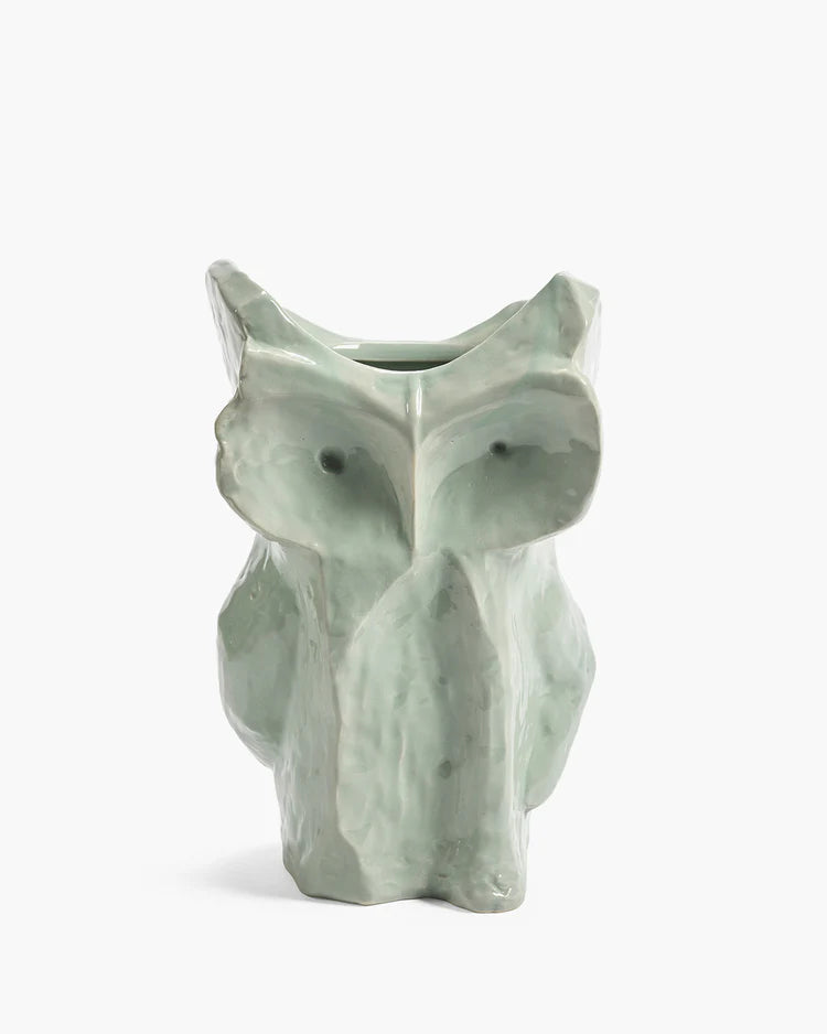 Owl Vase L Light Blue Midnight By Marni Vazo