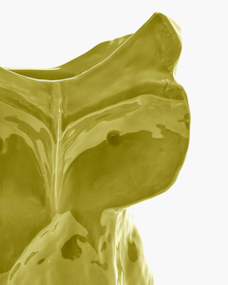 Owl Vase L Yellow By Marni Vazo