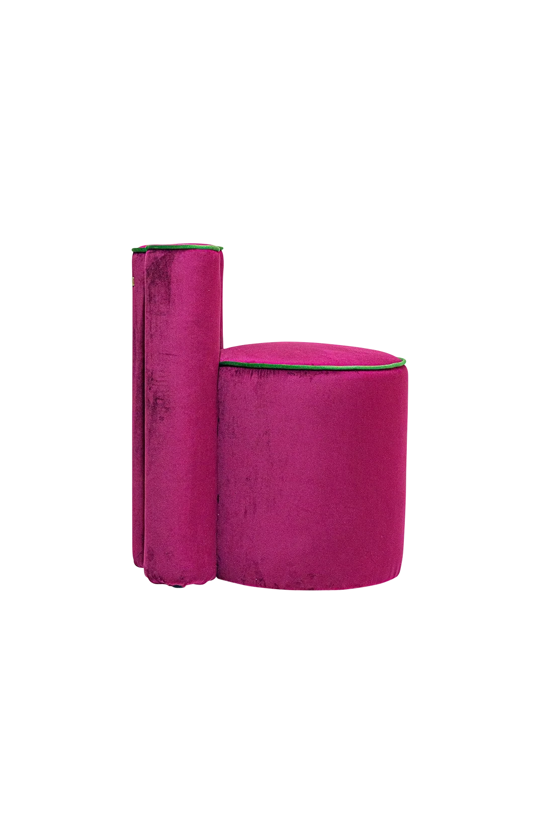 Özel Sırt Detaylı Pembe Puf