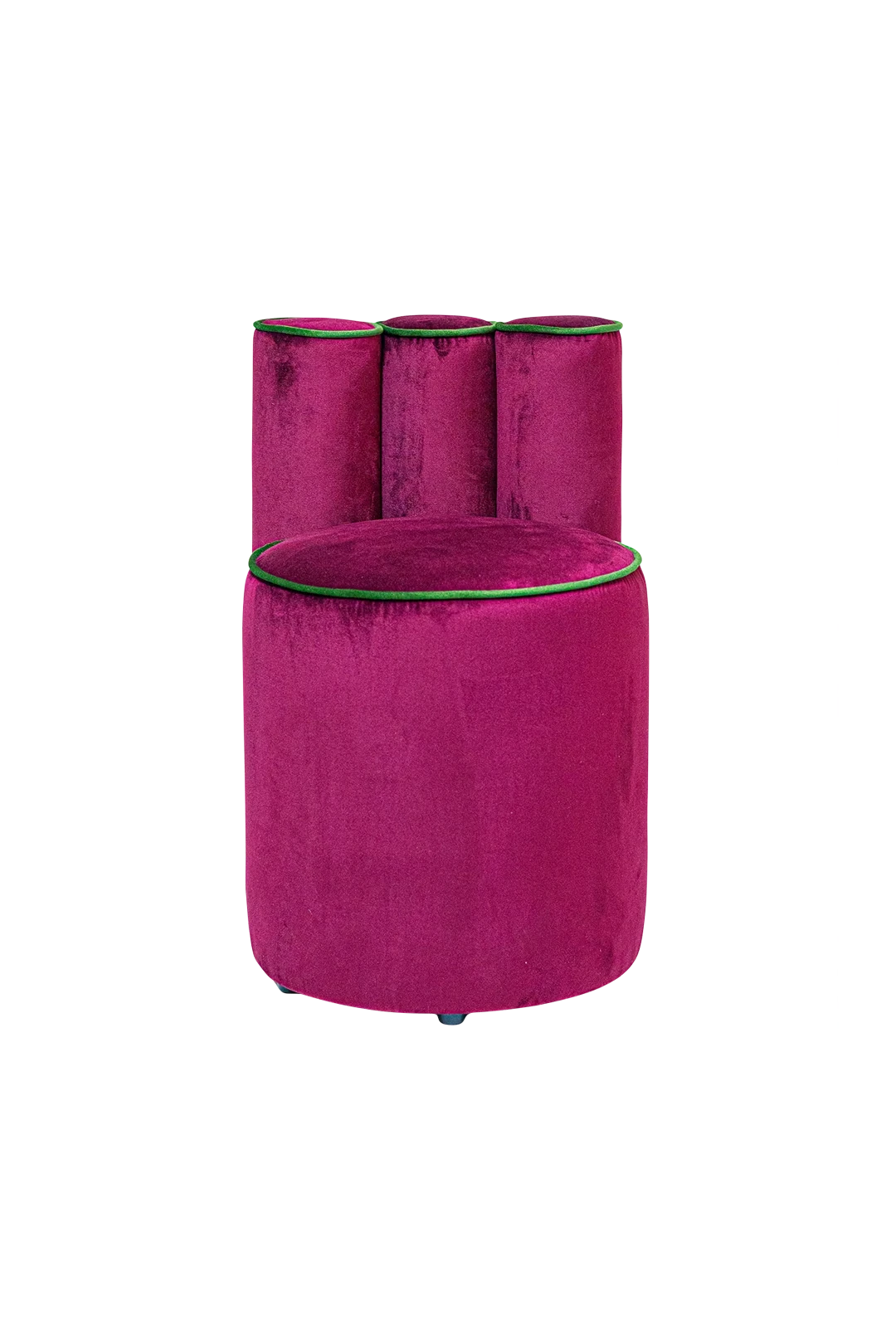 Özel Sırt Detaylı Pembe Puf