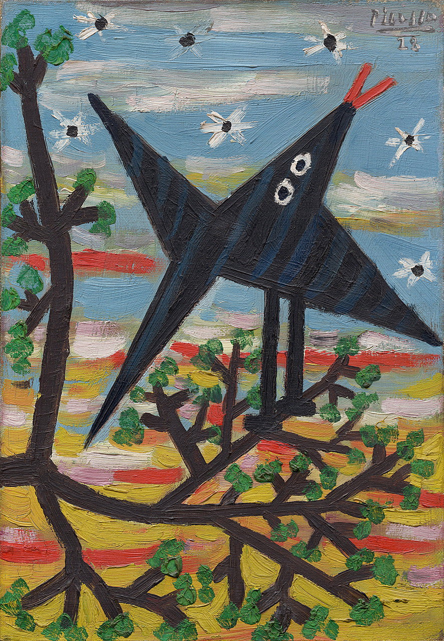 Pablo Picasso - Ağaçtaki Kuş Fine Art Baskı