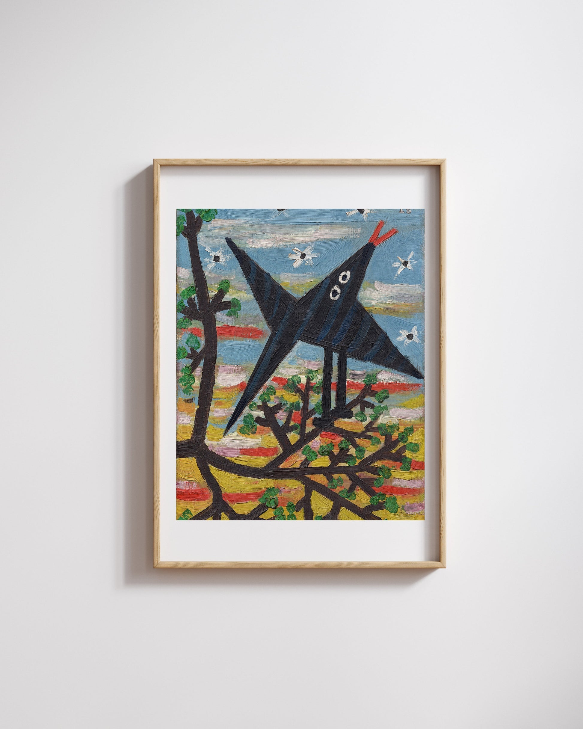Pablo Picasso - Ağaçtaki Kuş Fine Art Baskı