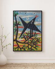 Pablo Picasso - Ağaçtaki Kuş Fine Art Baskı