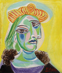 Pablo Picasso - Bir Kadının Büstü Fine Art Baskı