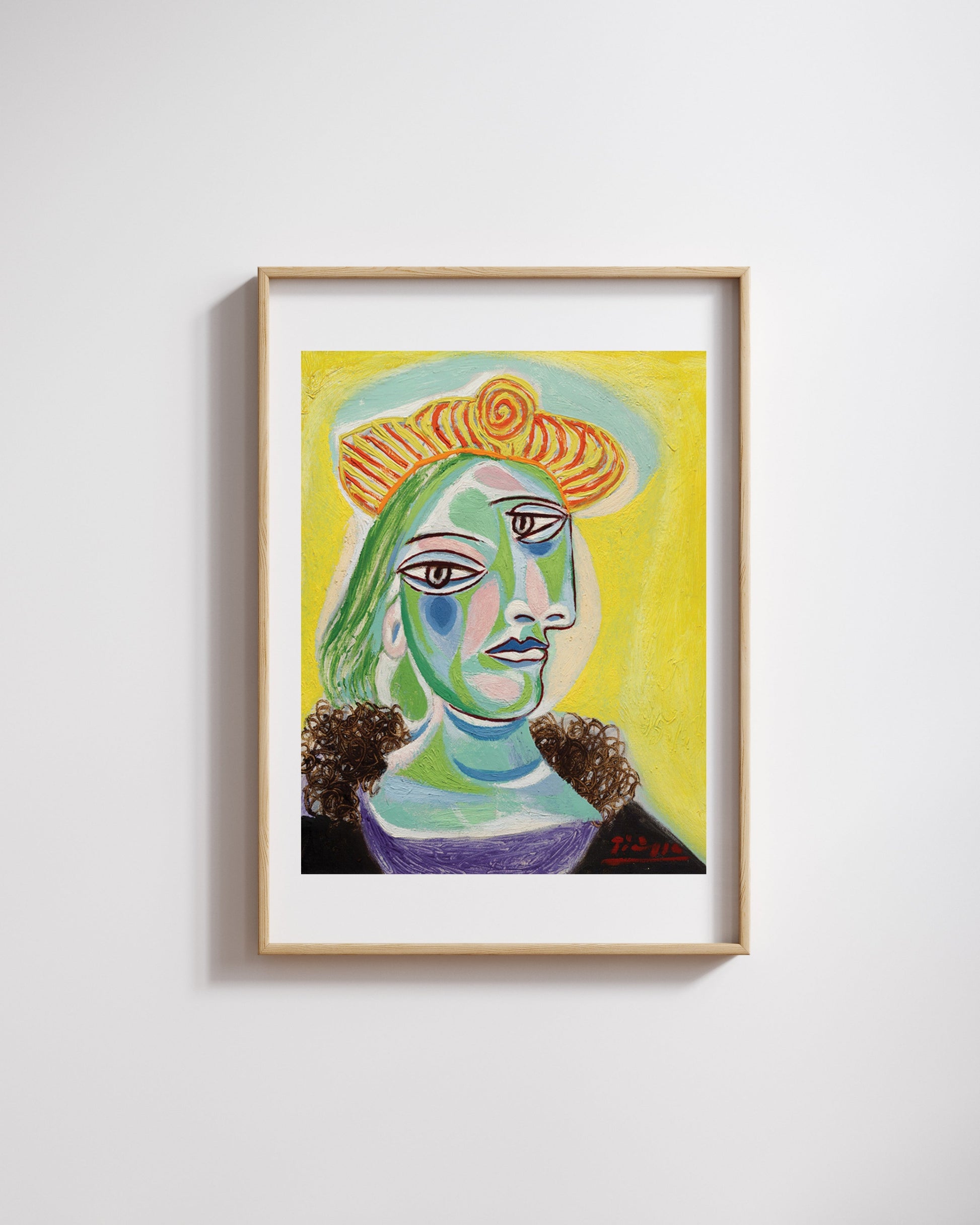 Pablo Picasso - Bir Kadının Büstü Fine Art Baskı