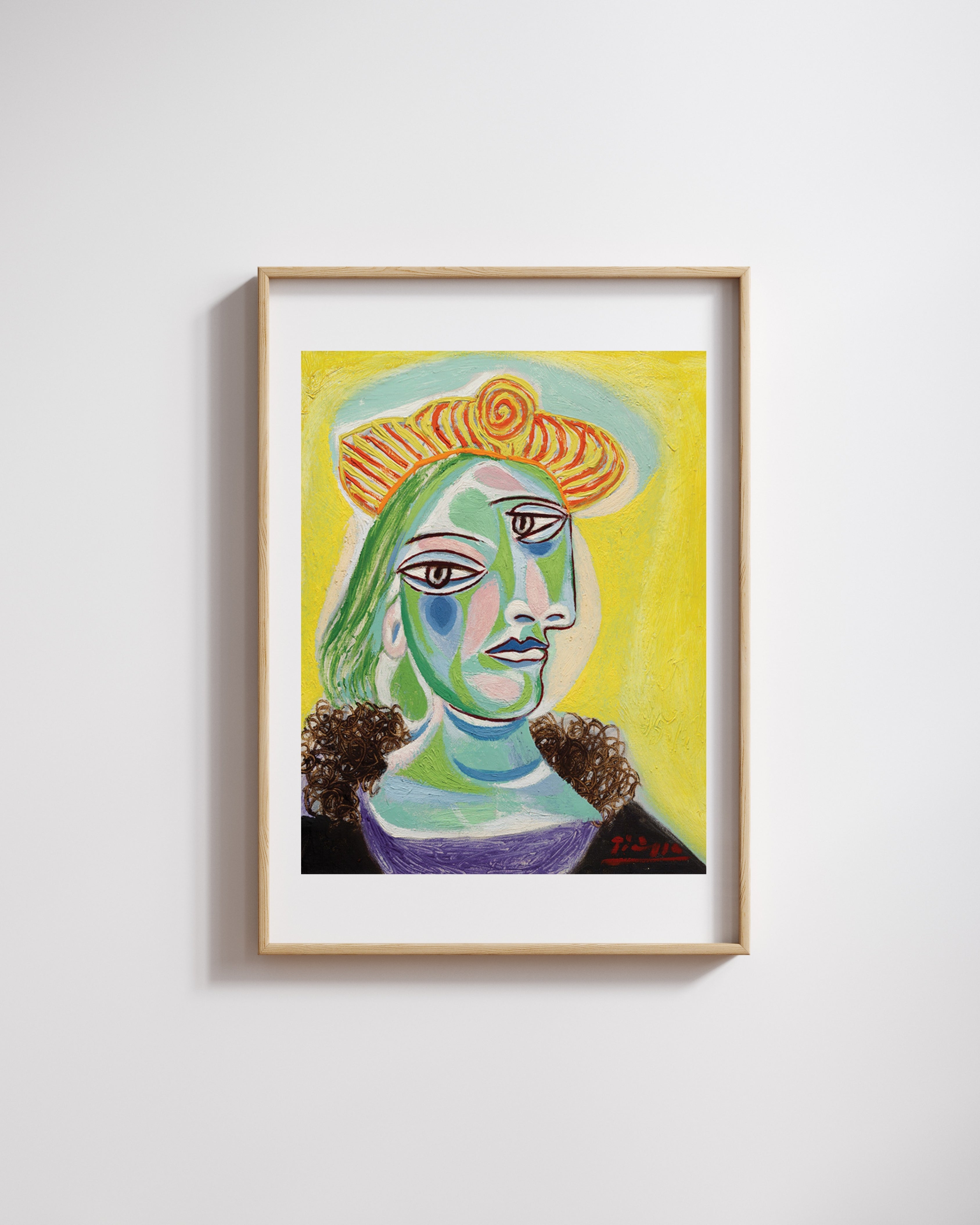 Pablo Picasso - Bir Kadının Büstü Fine Art Baskı