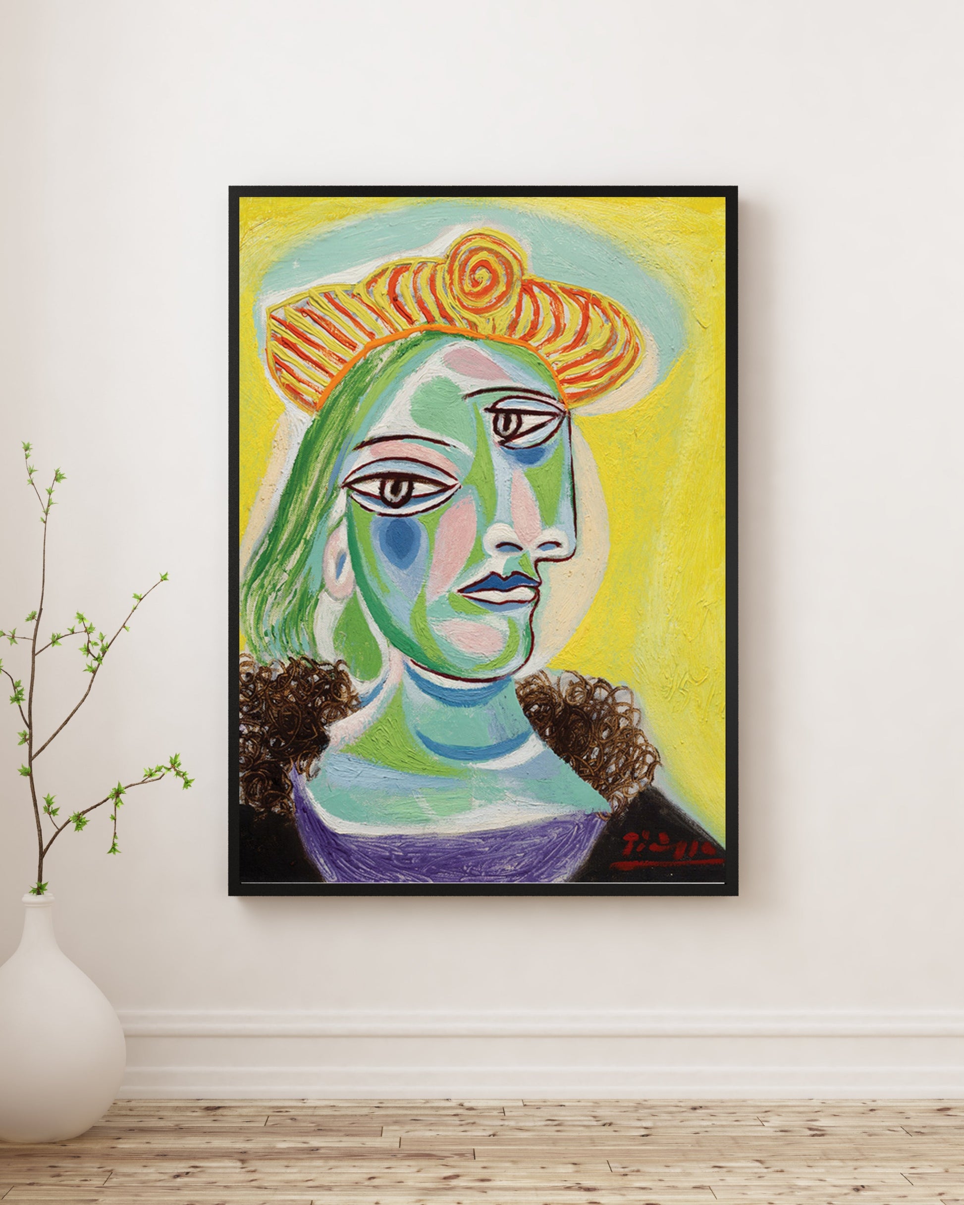 Pablo Picasso - Bir Kadının Büstü Fine Art Baskı