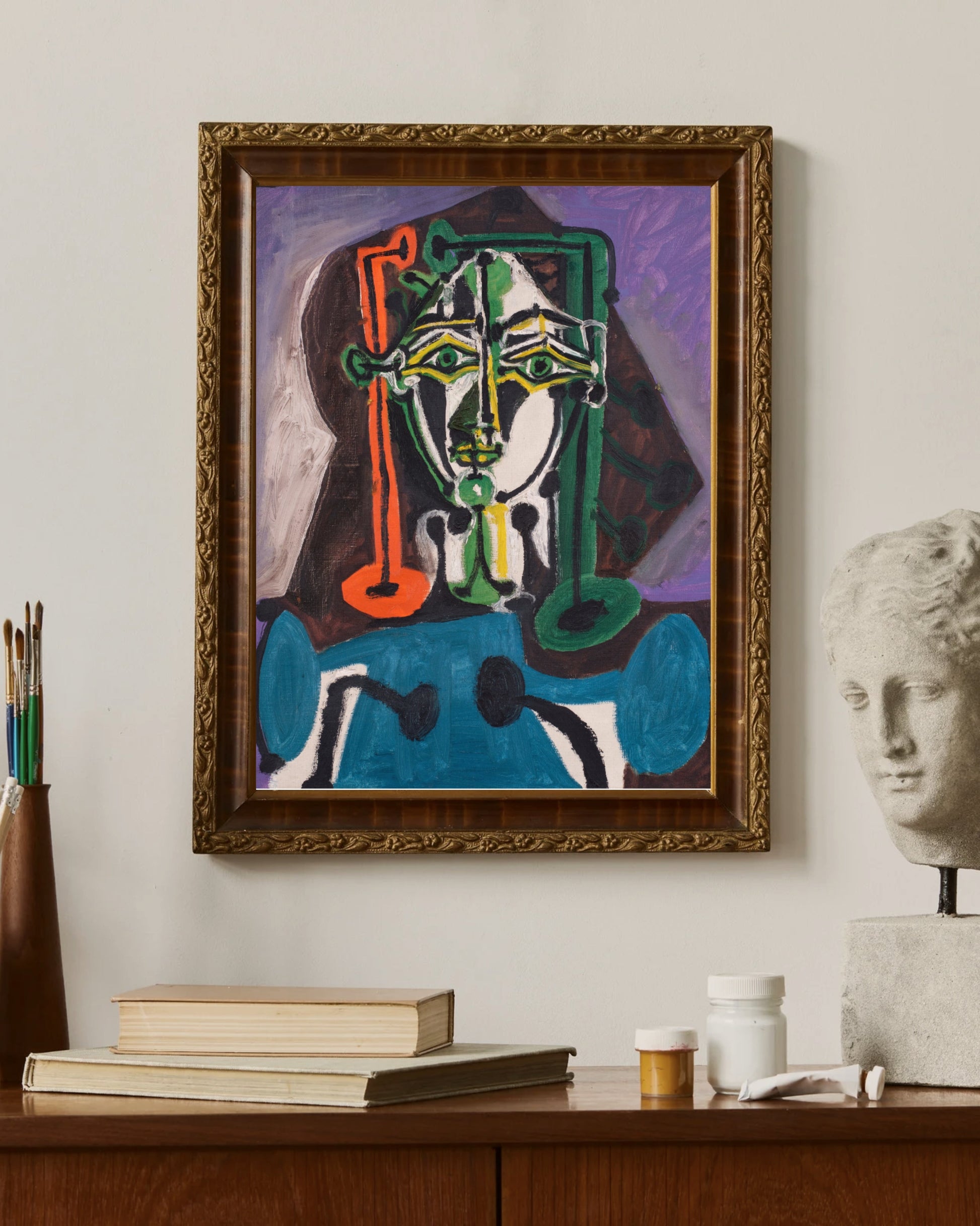 Pablo Picasso - Kadın Büstü Fine Art Baskı