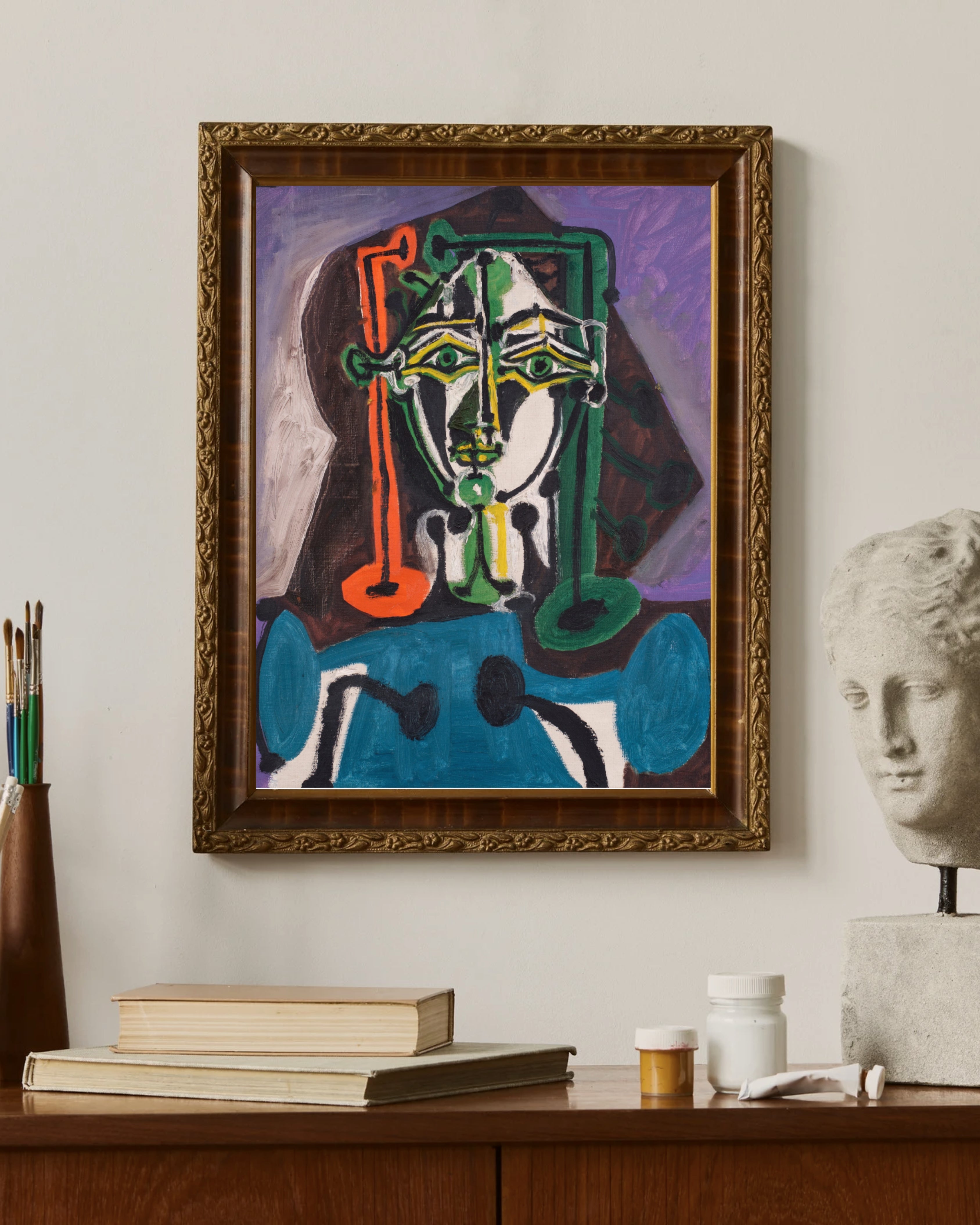 Pablo Picasso - Kadın Büstü Fine Art Baskı