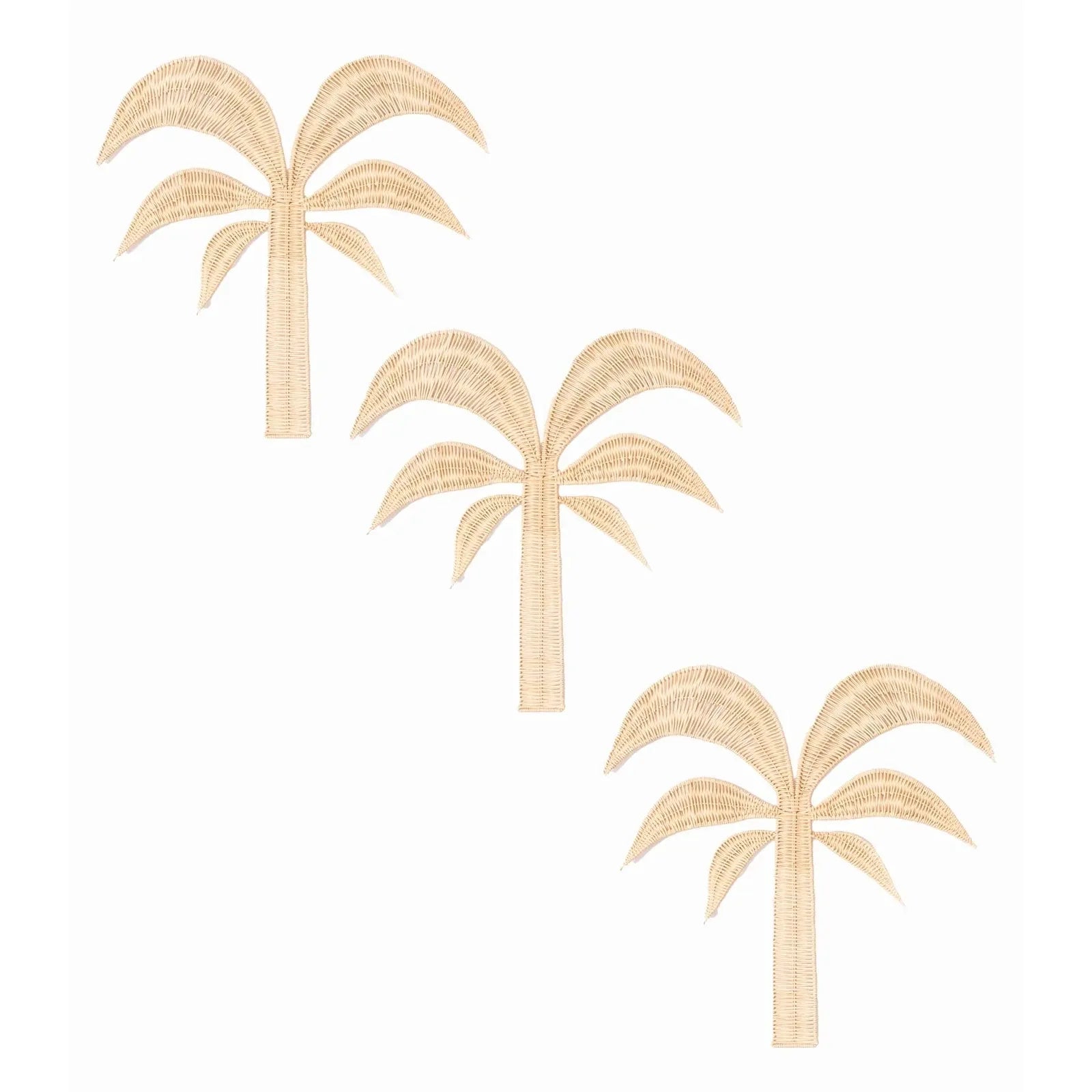 Palm Rattan Duvar Dekoru