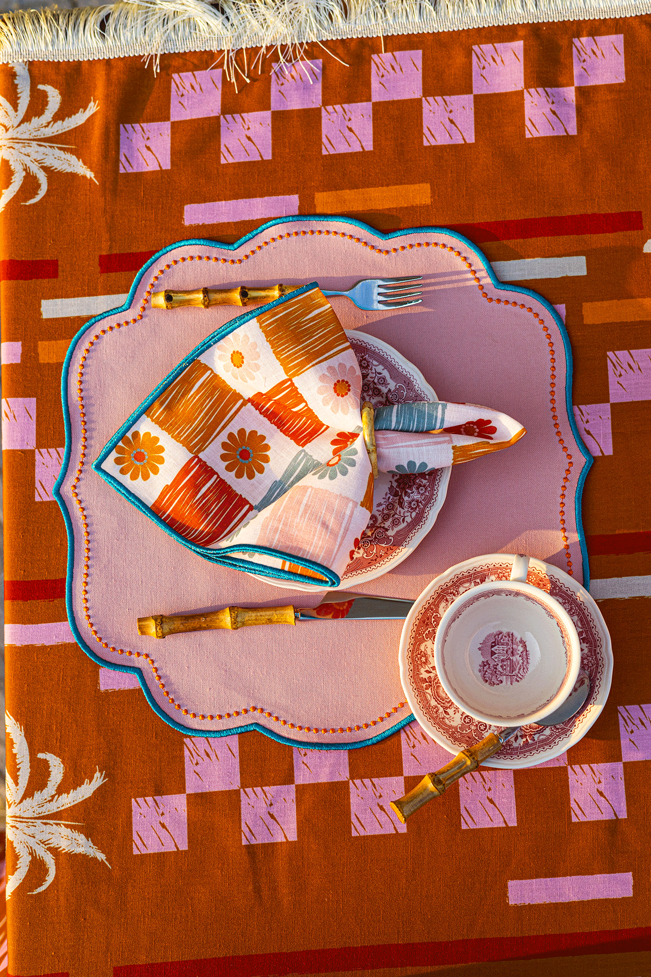 Palms & Sands Amerikan Servisi (4'lü Set)