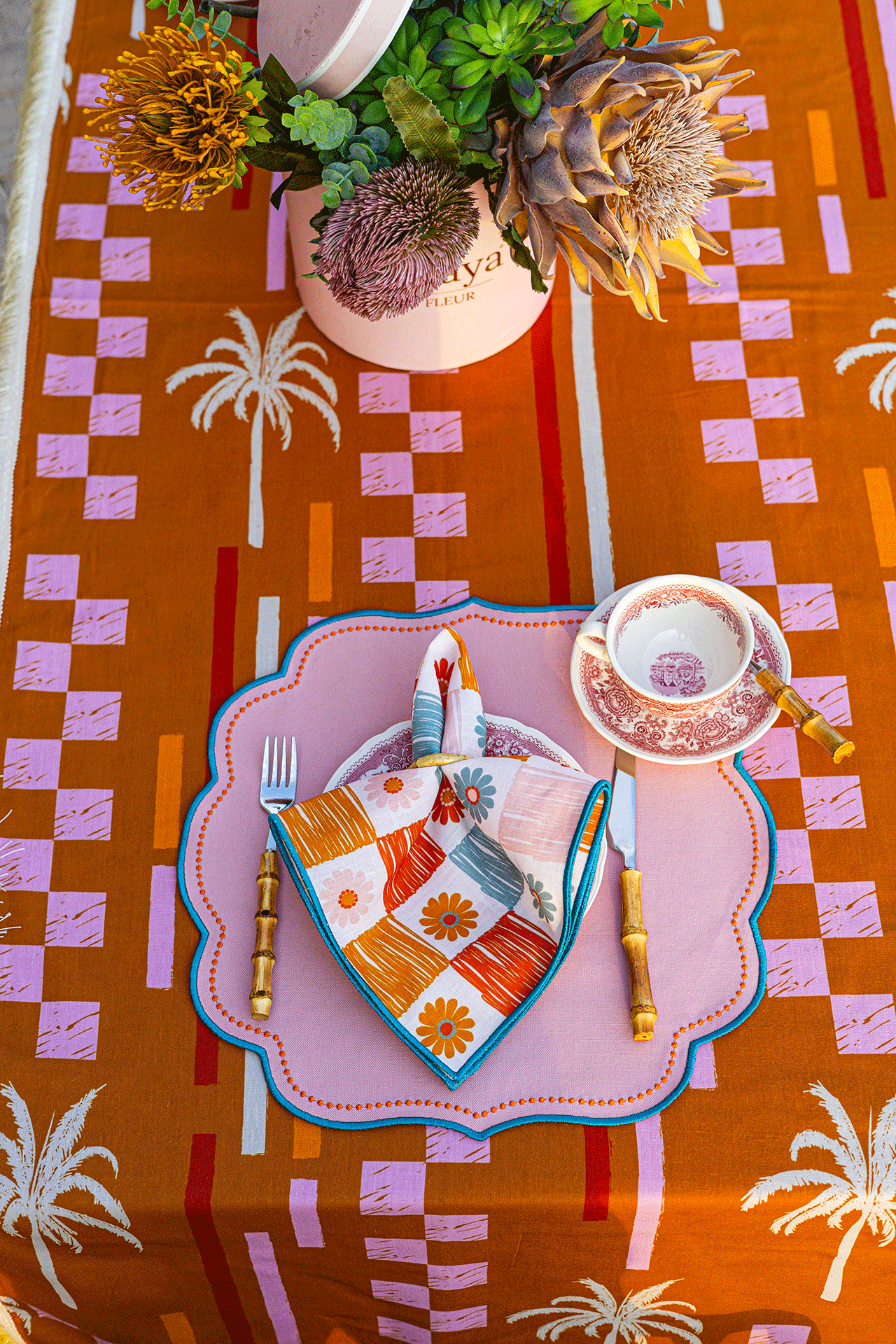 Palms & Sands Amerikan Servisi (4'lü Set)