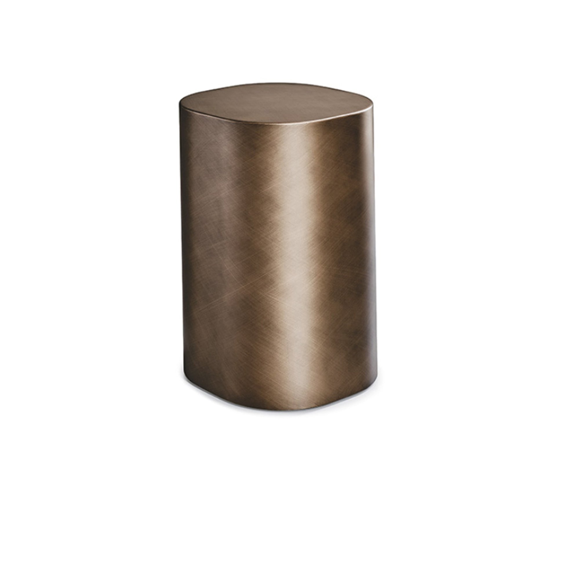 Pancho Fırça Darbeli Bronz Asimetrik Çelik Sehpa / Tabure-Sehpa-Cattelan Italia-NowShopFun