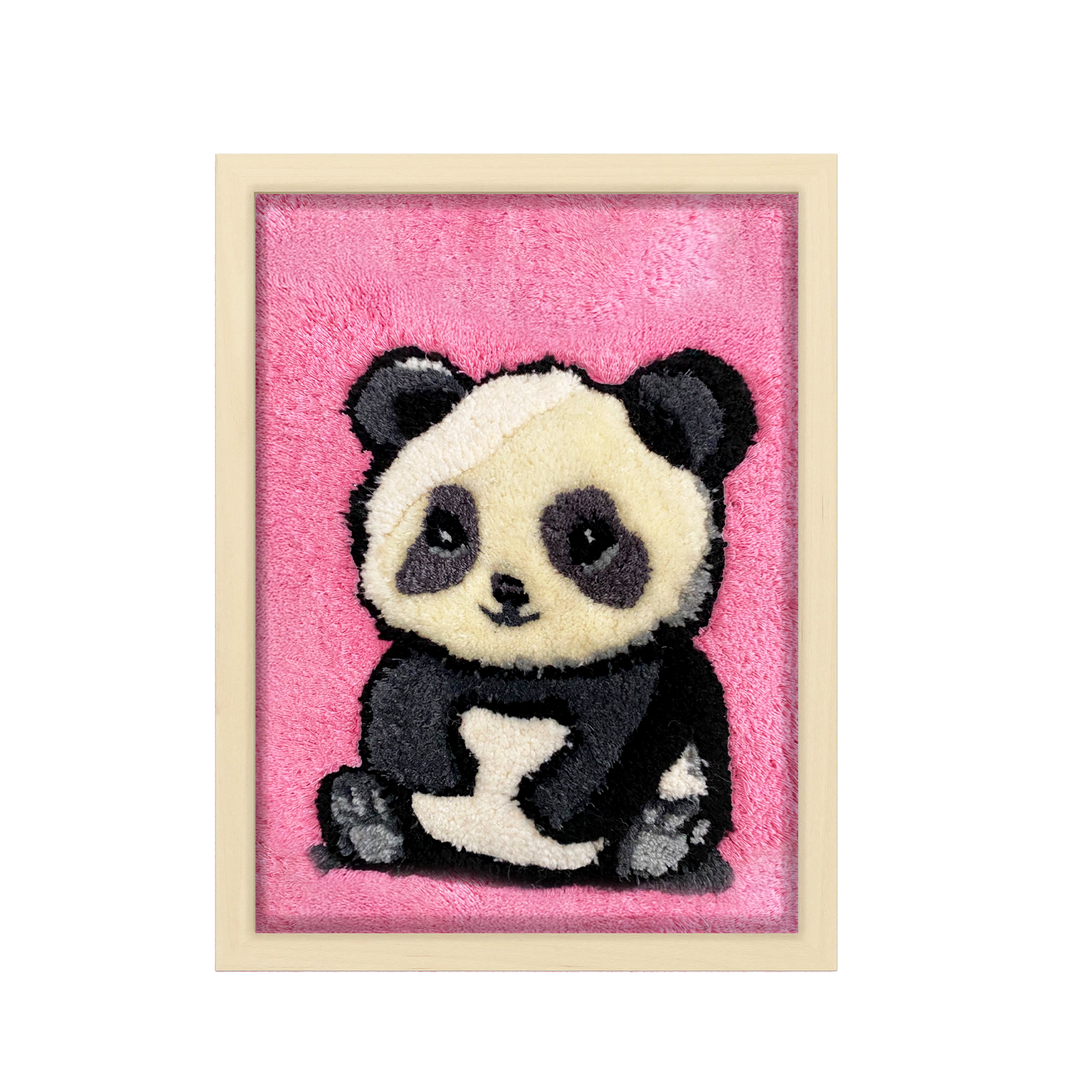 Panda Tufted Artwork Tablo