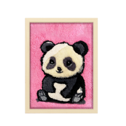 Panda Tufted Artwork Tablo