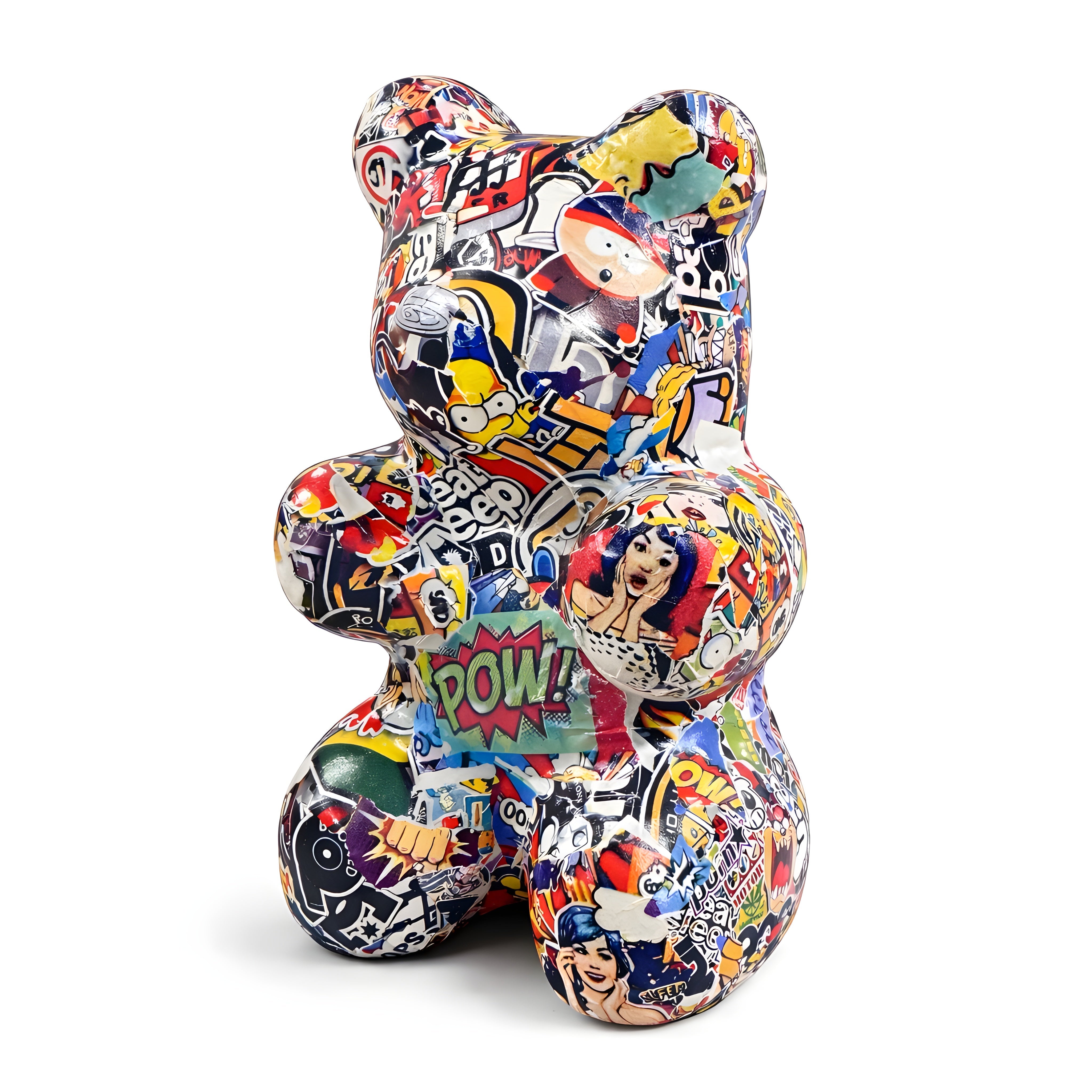 Pandy - Panda Pop Art Heykel