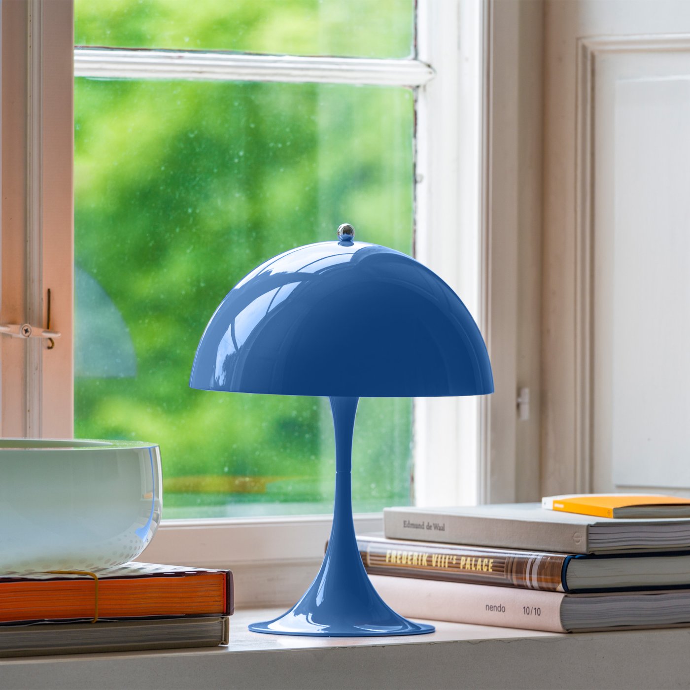 Panthella Şarjlı Masa Lambası-Masa Lambası-Rose Lighting-Açık Mavi-NowShopFun