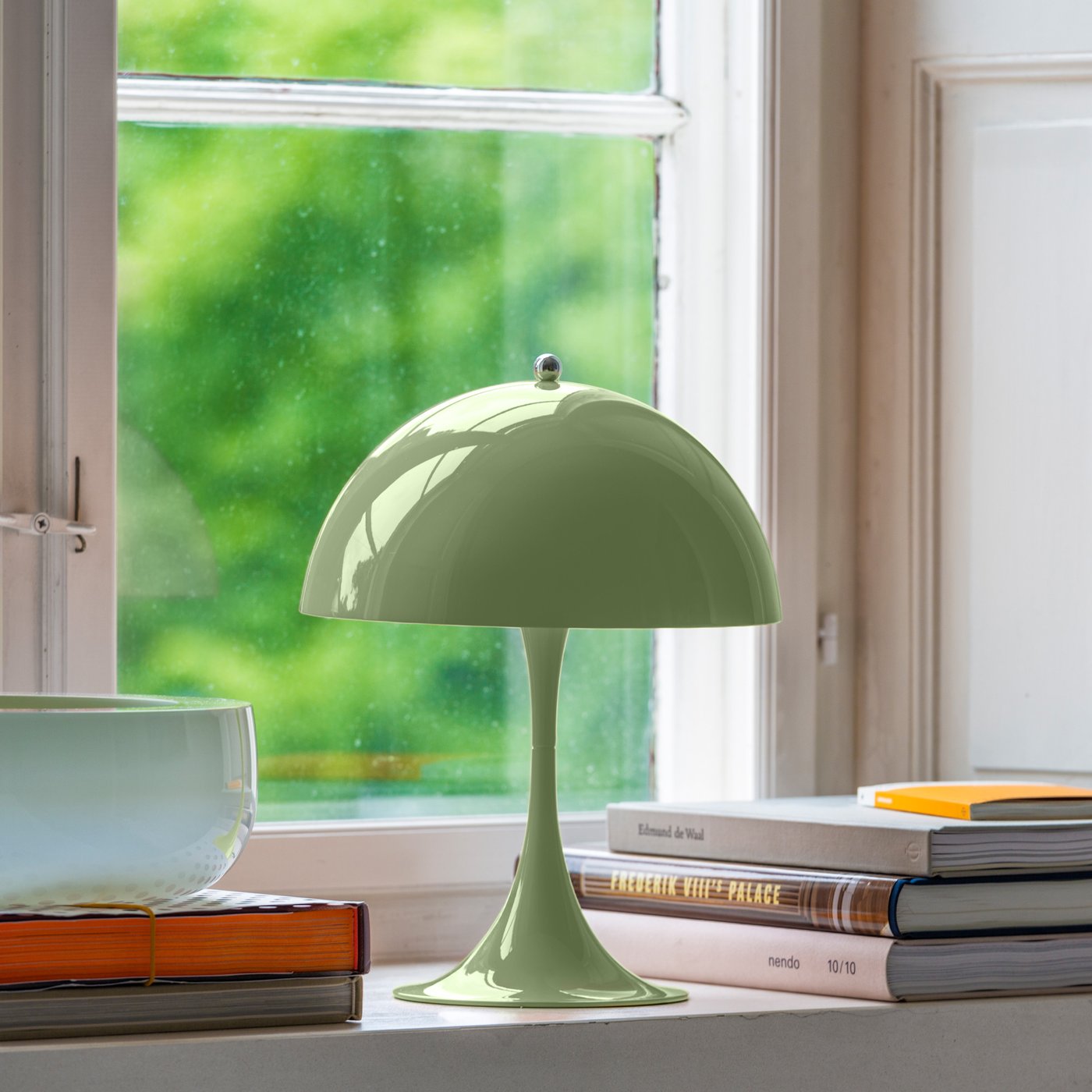 Panthella Şarjlı Masa Lambası-Masa Lambası-Rose Lighting-Mint Yeşil-NowShopFun