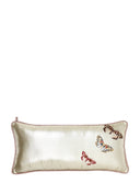 Papillon Kırık Beyaz İpek Kırlent Takımı