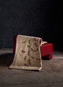 Papillon Nakışlı İpek Throw