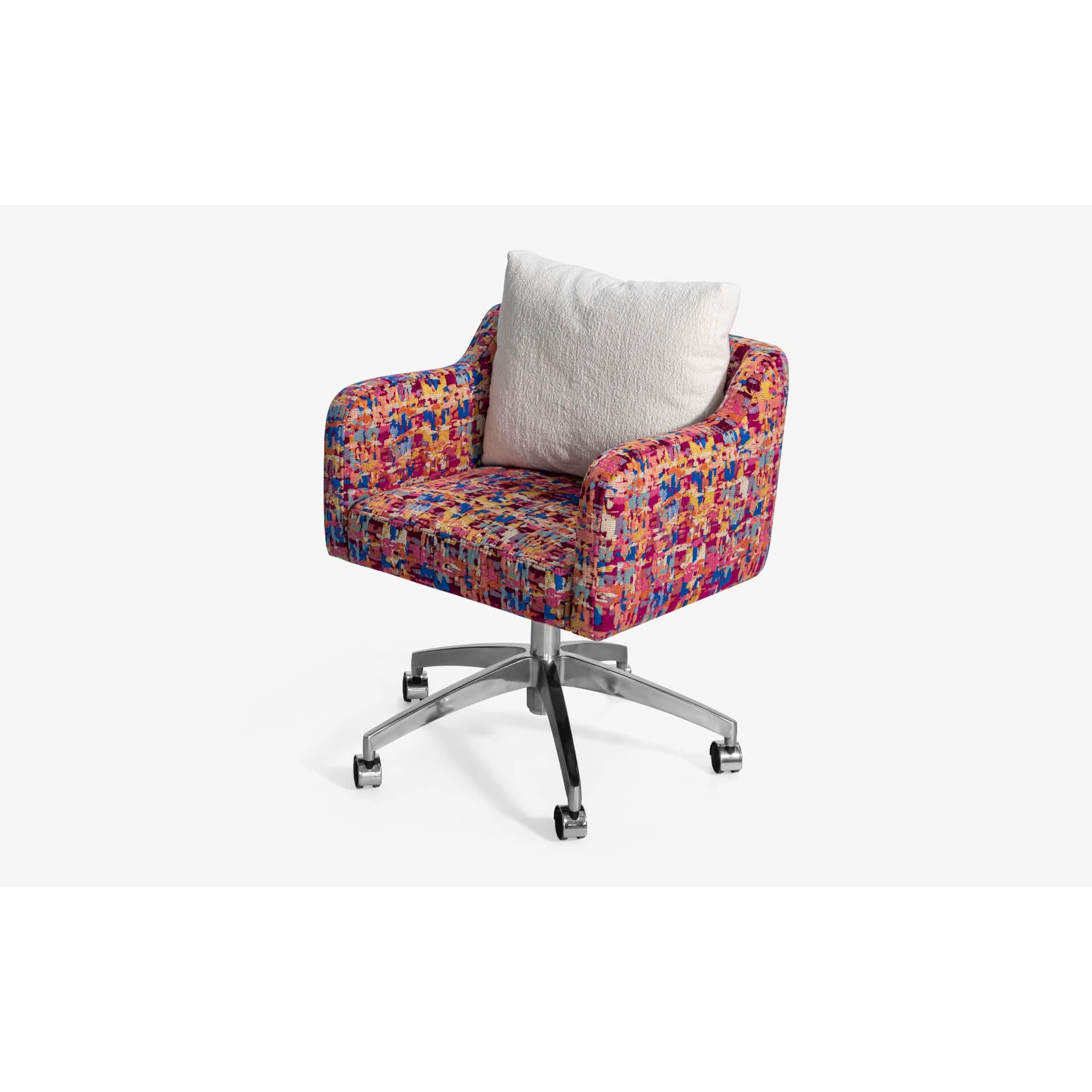 Papillonne Ofis Sandalyesi Tekerlekli