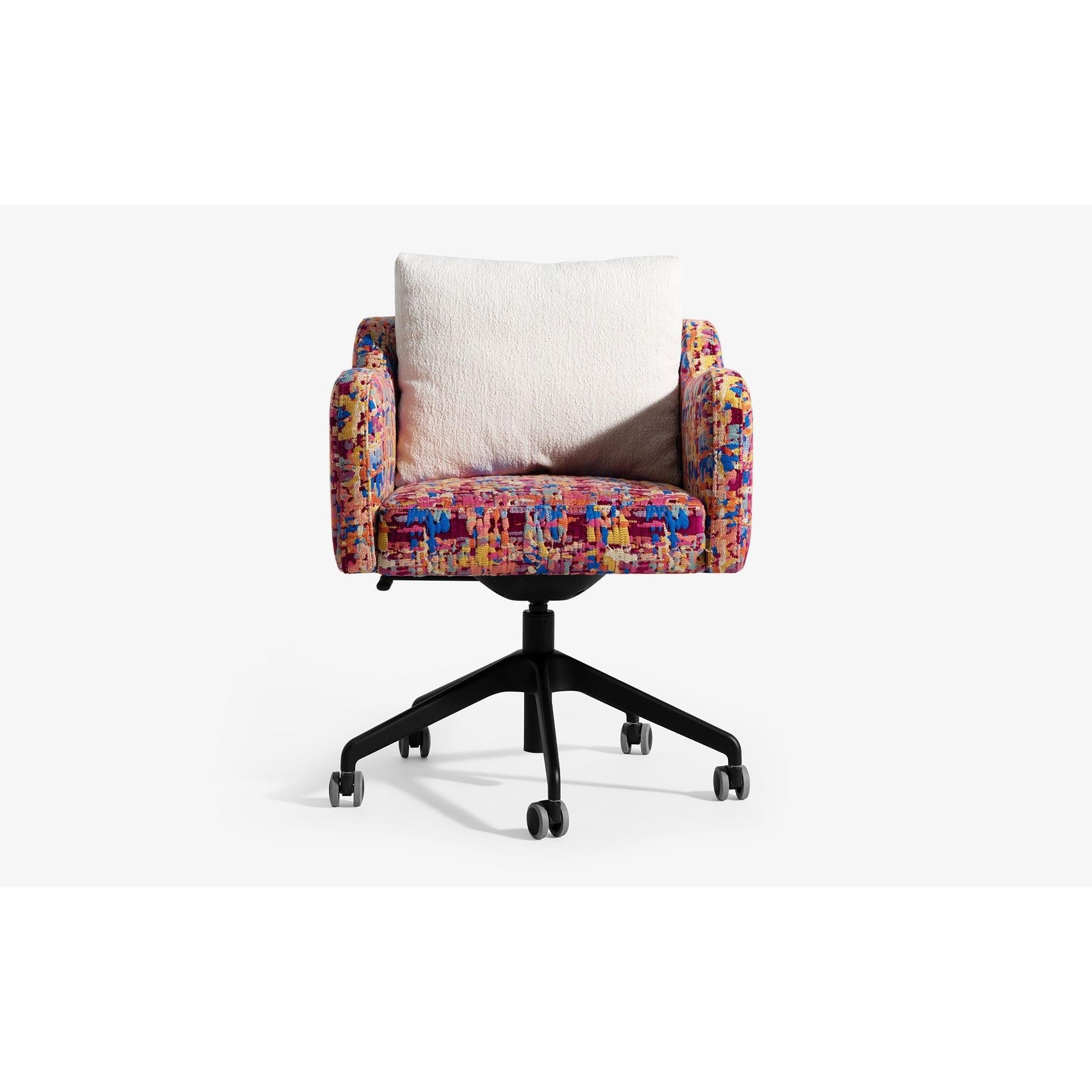 Papillonne Ofis Sandalyesi Tekerlekli