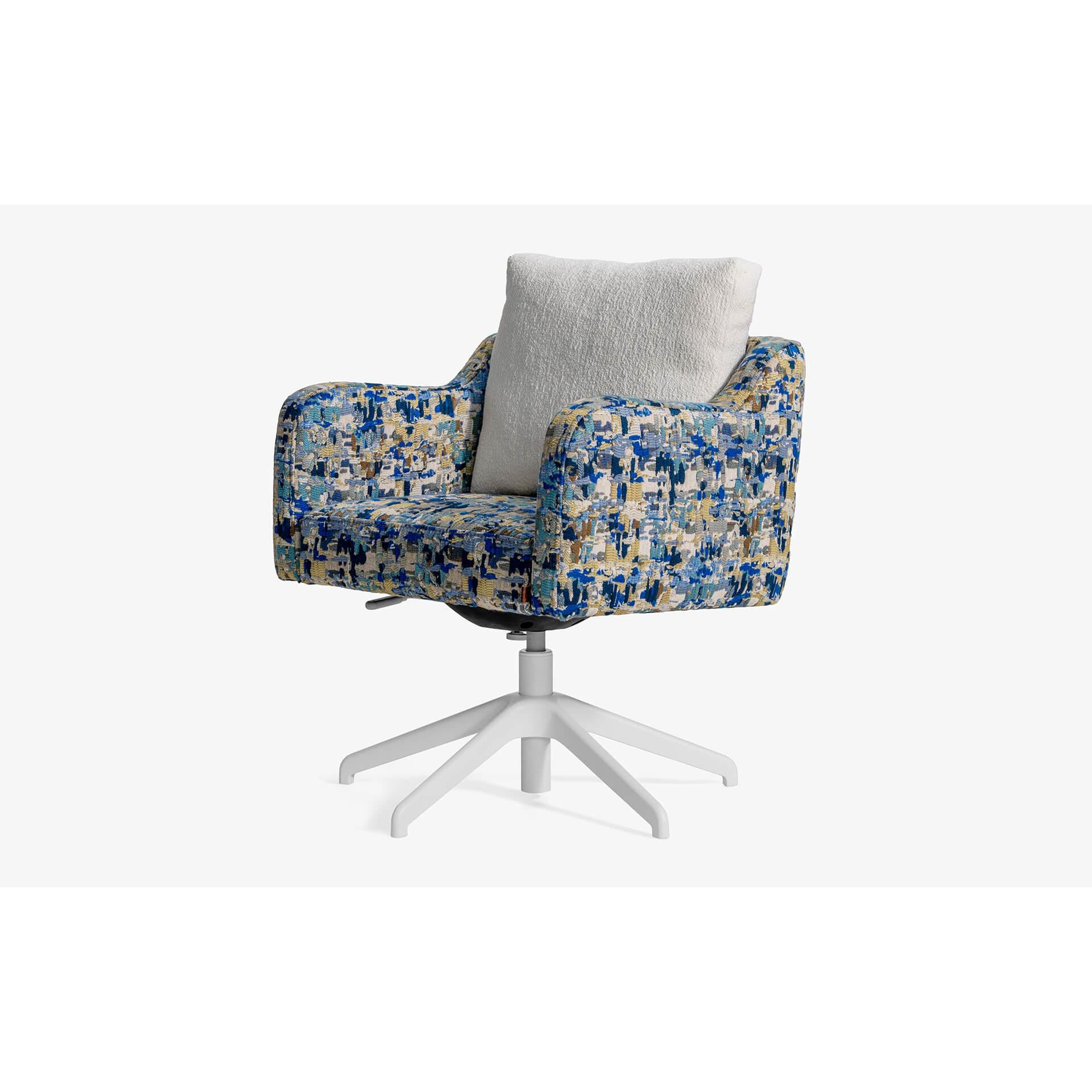 Papillonne Ofis Sandalyesi Tekerleksiz