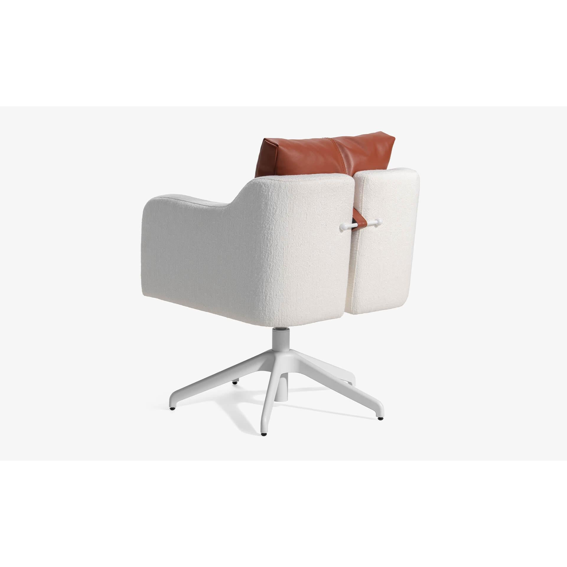 Papillonne Ofis Sandalyesi Tekerleksiz