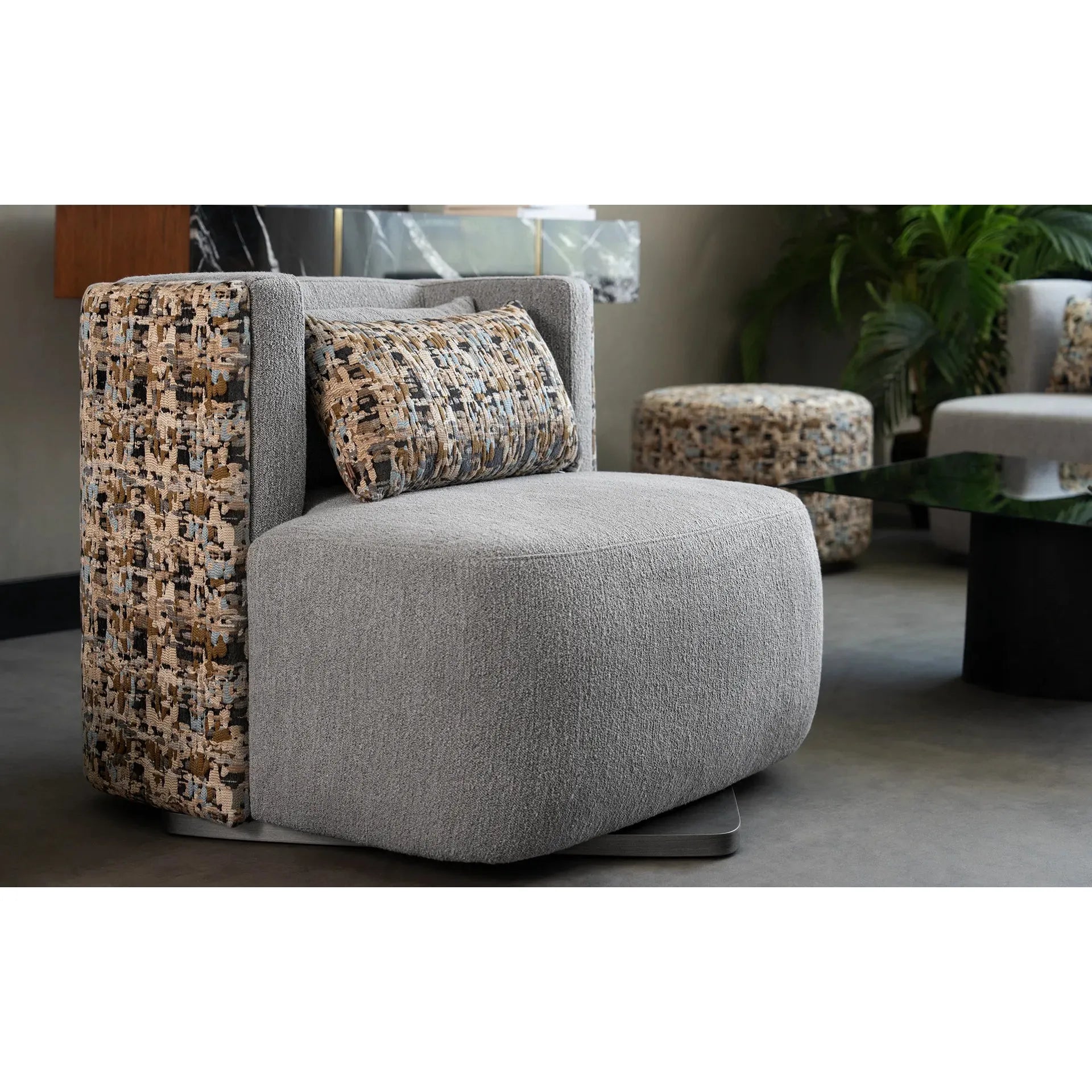 Papillonne Tekli Koltuk / Berjer Dönme Mekanizmalı