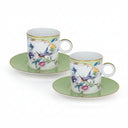 Papillons Green Kahve Fincanı Seti (2'li)