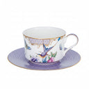Papillons Mor Çay Fincanı Ve Tabağı