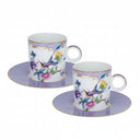 Papillons Purple - 2li Kahve Fincanı Seti