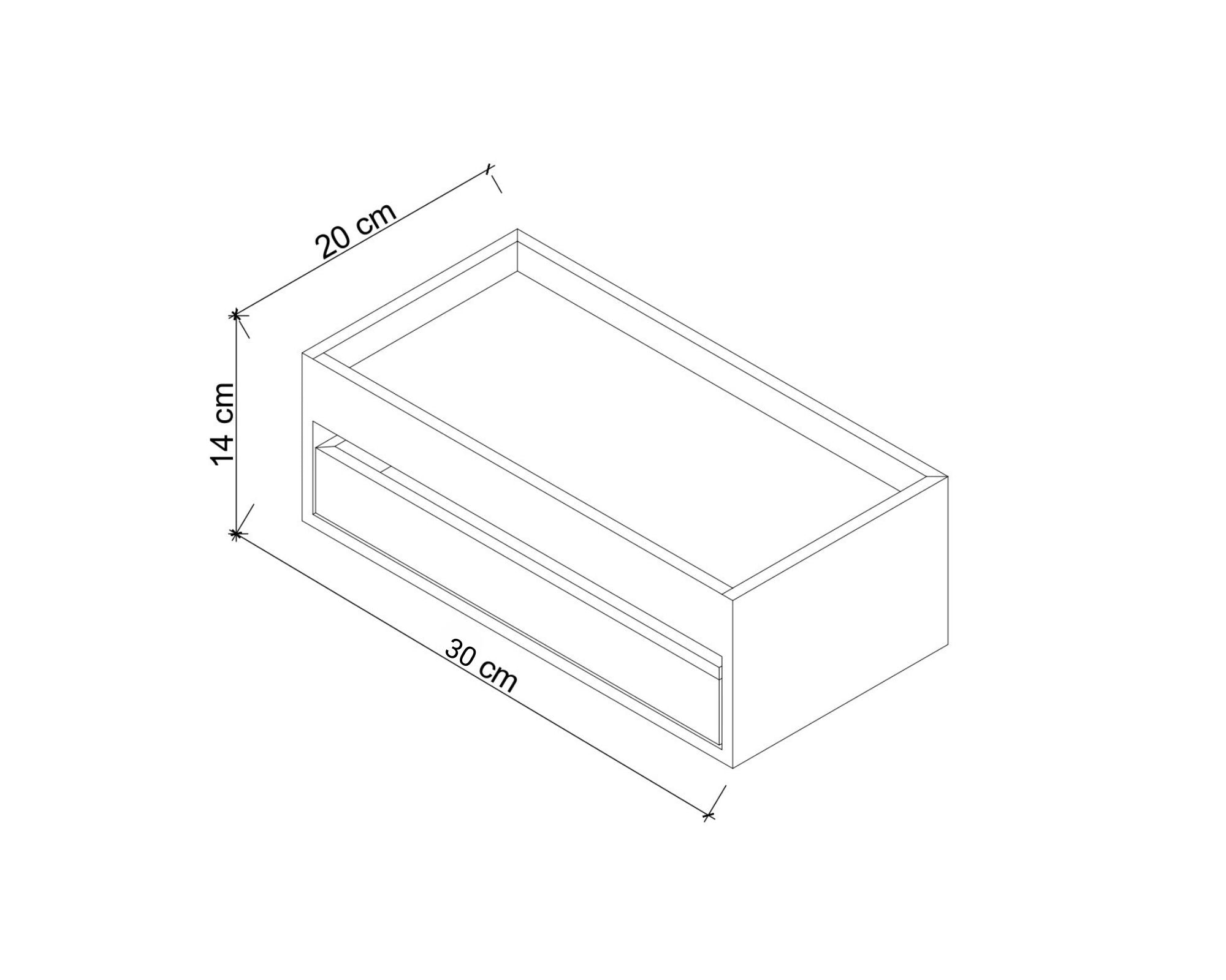 Paramaribo Meşe Organizer Takı Kutusu
