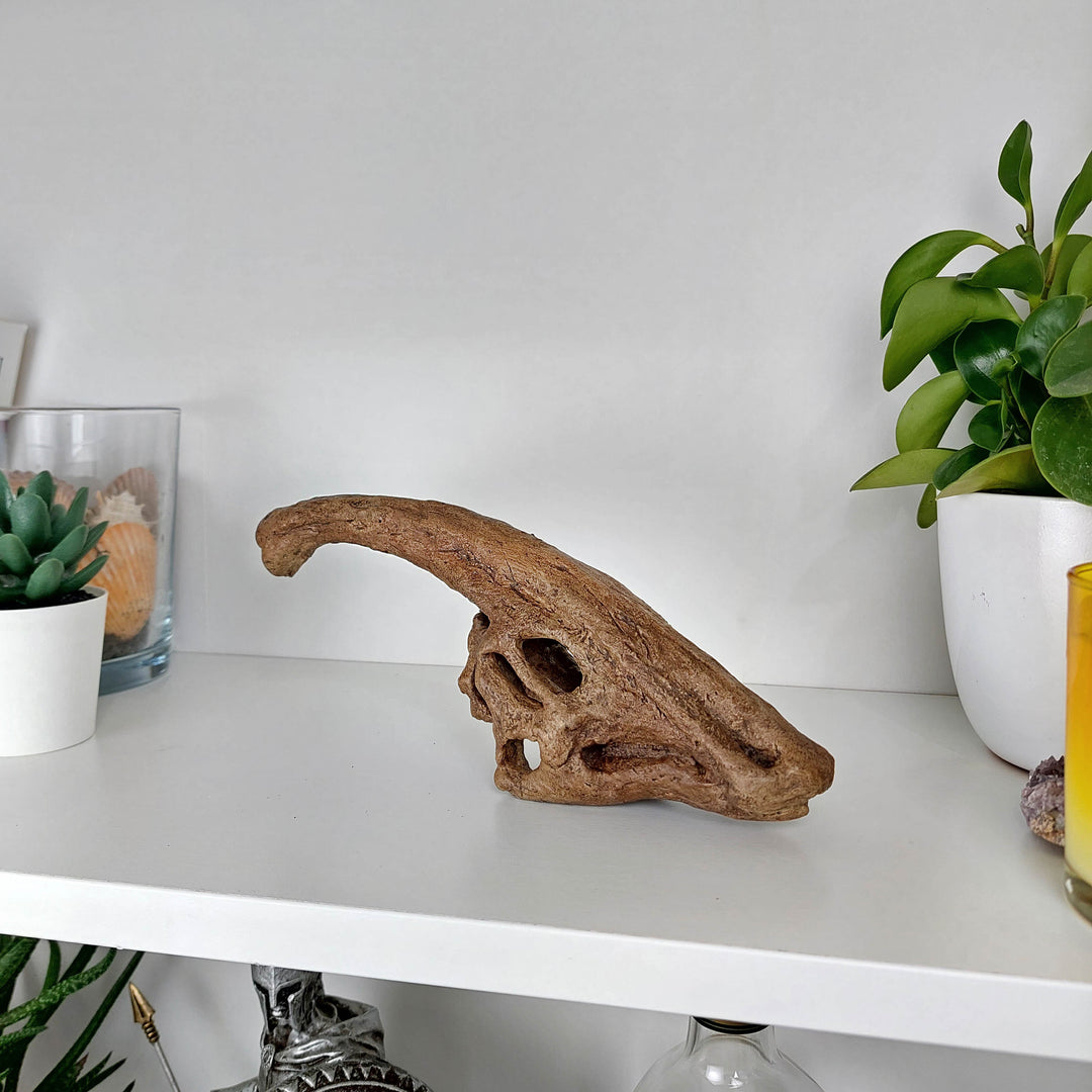 Parasaurolophus Mini Seramik Heykel-Heykel-The Fossil Art-NowShopFun