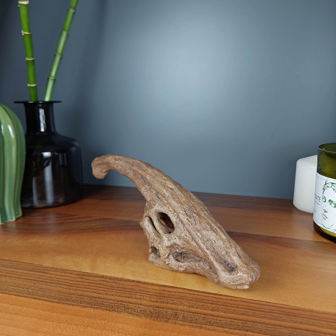 Parasaurolophus Mini Seramik Heykel-Heykel-The Fossil Art-NowShopFun