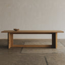 Nordic Masif Meşe Ahşap Yemek Masası Ve Bench Takımı