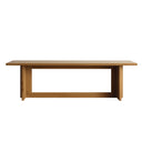 Nordic Masif Meşe Ahşap Yemek Masası Ve Bench Takımı