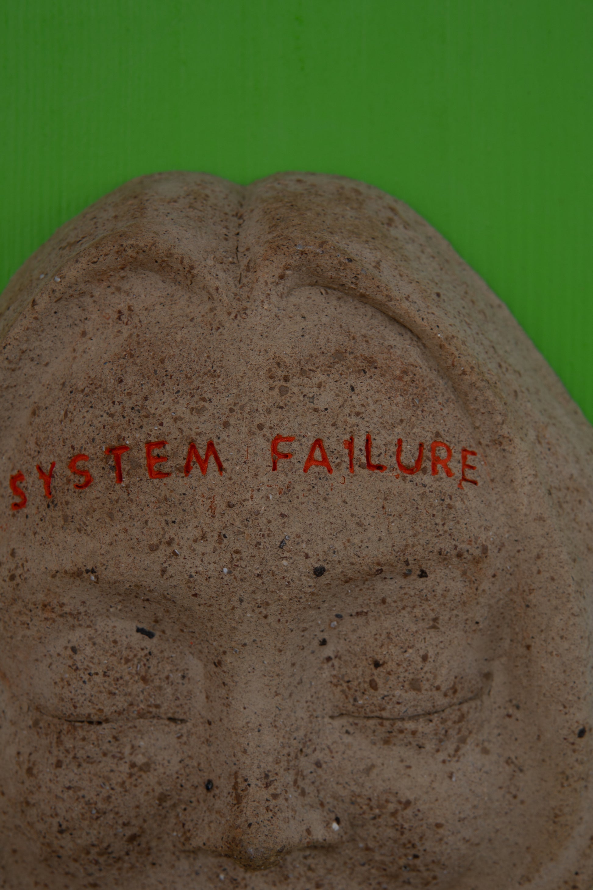 Parlak Yeşil Dopamin Dekor Seramik Duvar Panosu System Failure